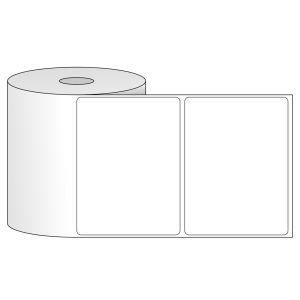 Tem nhãn - Decal trắng dạng cuộn 101.6mm x 76.2mm