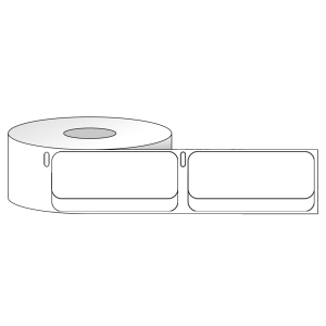 Tem nhãn - Decal trắng dạng cuộn 19.05mm x 50.8mm