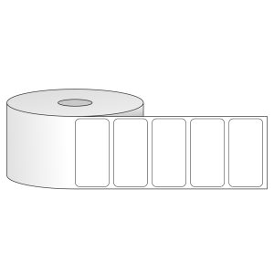 Tem nhãn - Decal trắng dạng cuộn 50.8mm x 25.4mm
