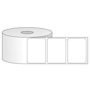 Tem nhãn - Decal trắng dạng cuộn 50.8mm x 38.1mm