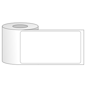 Decal trắng dạng cuộn in tem nhãn 53.975mm x 101.6mm