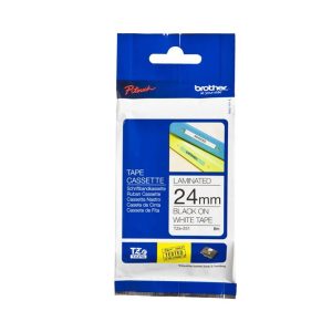 In tem nhãn decal mã vạch Brother TZe-251 tiêu chuẩn Black on White