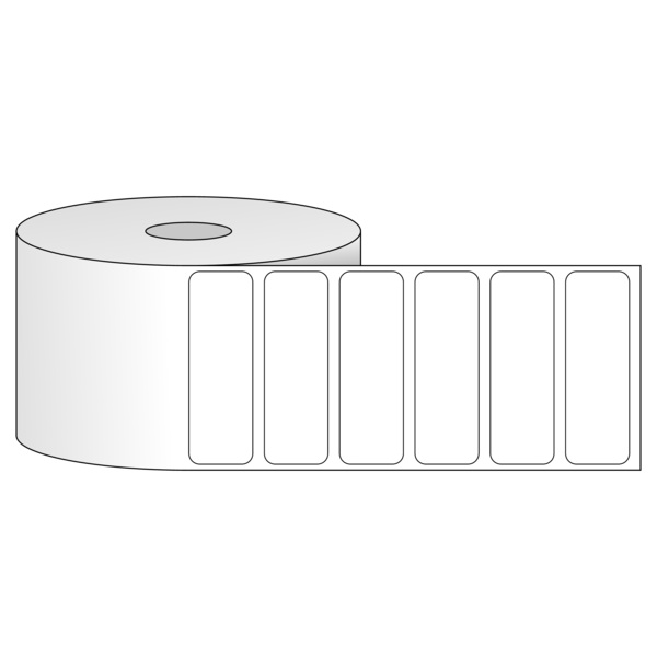 Tem nhãn - Decal trắng dạng cuộn 57.15mm x 19.05mm