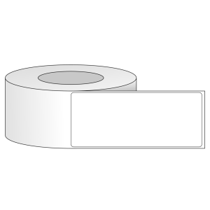 Tem nhãn - Decal trắng dạng cuộn 63.5mm x 152.4mm