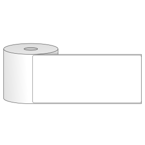 Tem nhãn - Decal trắng dạng cuộn 88.9mm x 203.2mm