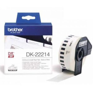 In tem nhãn decal mã vạch Brother DK-22210 kích thước 29mm x 30.48m dạng cuộn