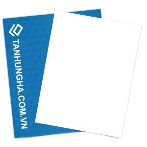 Tem nhãn - Decal trắng 216mm x 280 mm dạng tệp