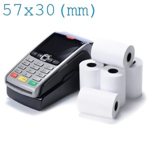 Giấy in bill nhiệt K57x30 (rộng 57mm, Ø 30mm)