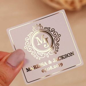 Cuộn tem nhãn decal nhựa trong suốt dán sản phẩm