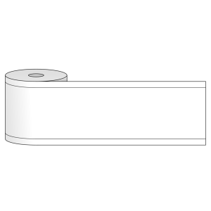 Tem nhãn - Decal trắng dạng cuộn in tem nhãn liên tục101.6mm x 39.31728m