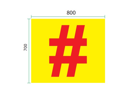 Decal in tem nhãn biểu tượng 800x700mm