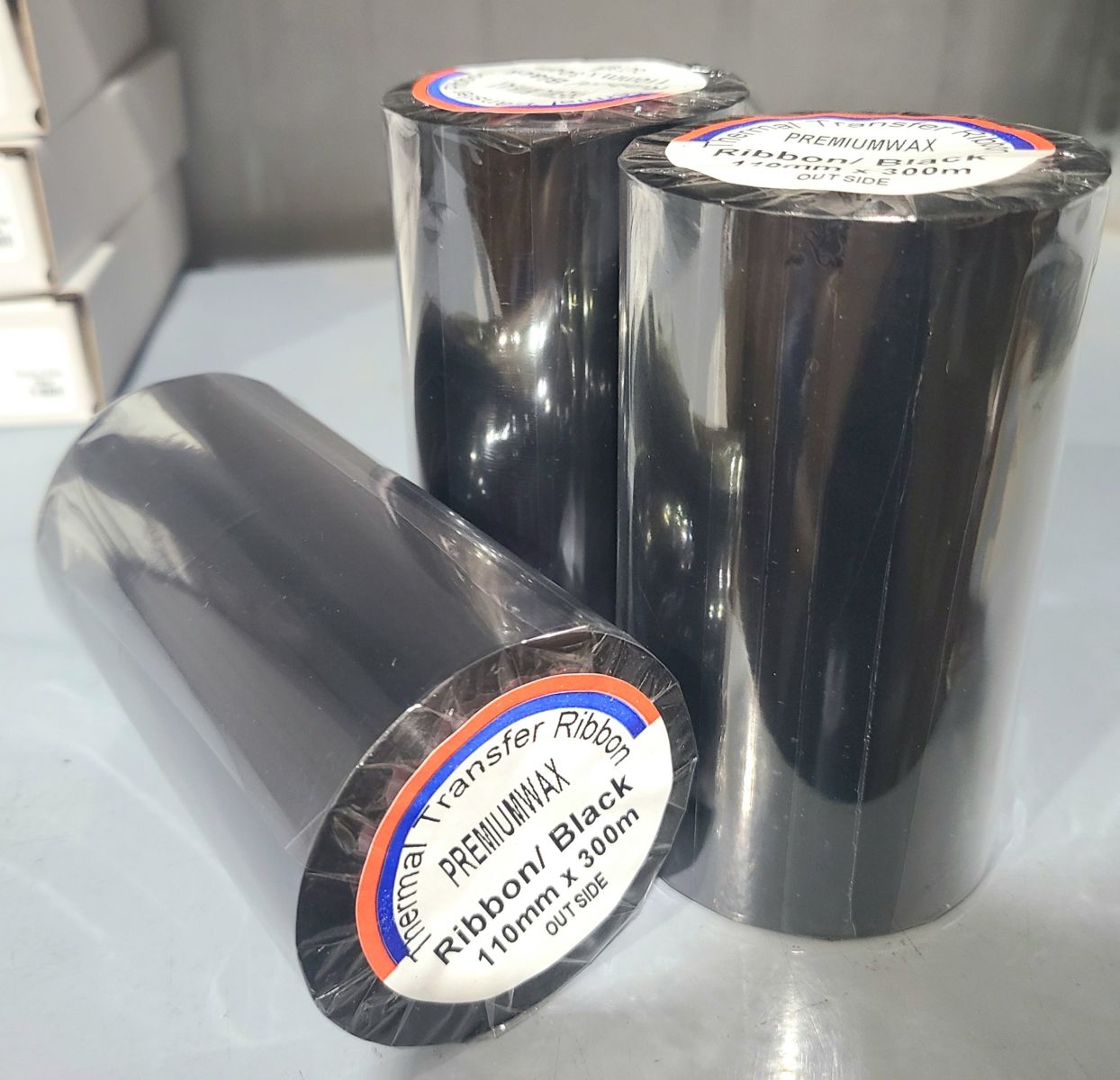 Mực in mã vạch Premiumwax 110mm x 300m