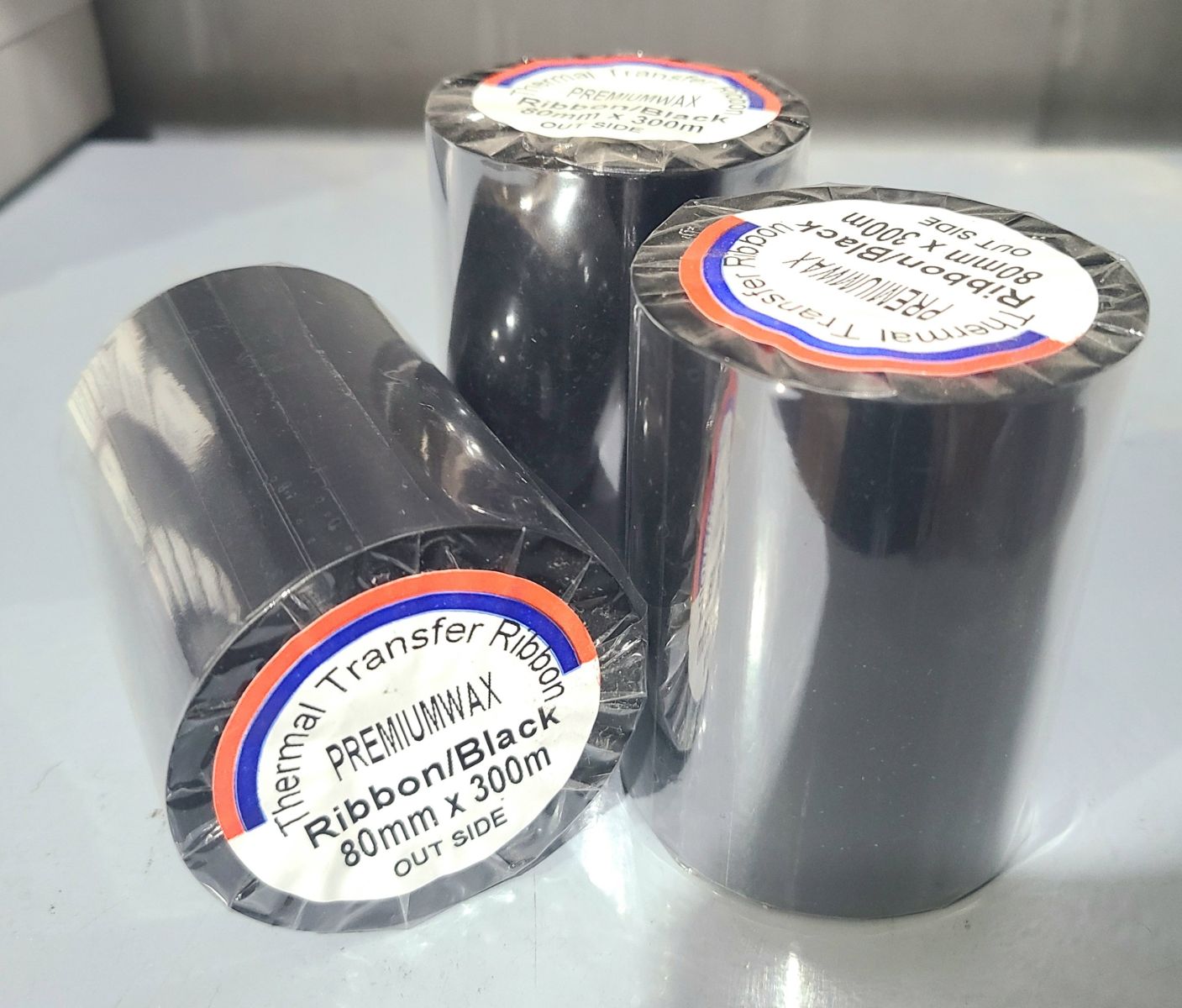 Mực in mã vạch Premiumwax 80mm x 300m