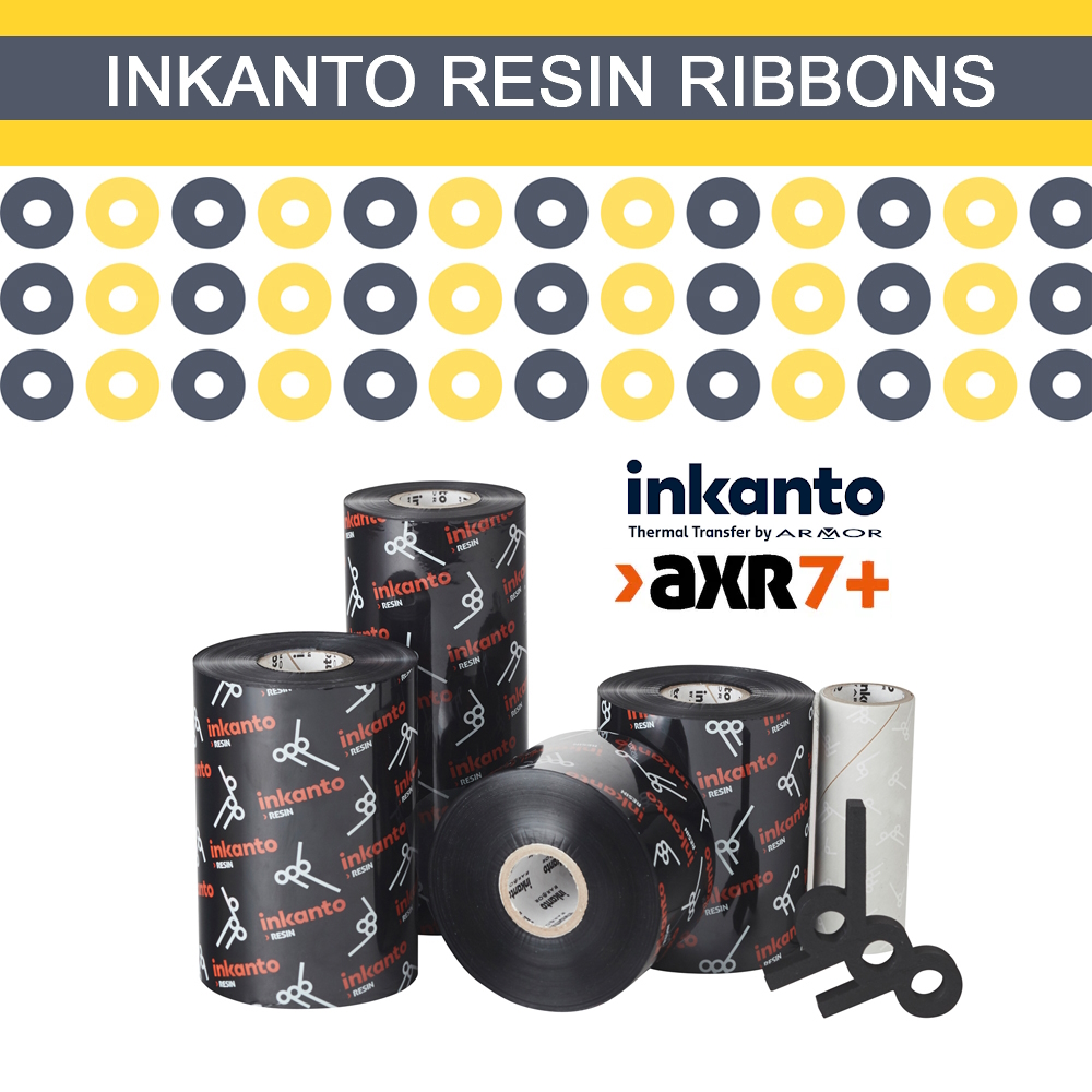 Mực in mã vạch Resin AXR7 Armor-Inkanto (110x300m)