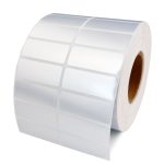 Giấy in mã vạch xi bạc 2 tem 50x10x50m