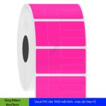 Giấy in tem kính PVC 14x37x50M ( 14 x 2 tem + đuôi 46x7)