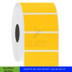Giấy in tem kính PVC 50x41x50m (21 x2 tem+ Đuôi 30x7)