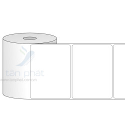 Giấy in mã vạch 1 tem 90x40x50M (Bo góc)