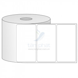 Giấy in mã vạch 1 tem 70x35x50M, bo góc