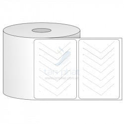 Giấy in mã vạch 1 tem 85x45x50M ( bo góc- tem võ)