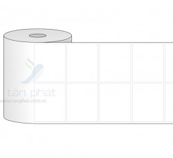 Giấy in mã vạch 2 tem 37x22x50m