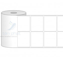 Giấy in mã vạch 2 tem 45x35x50m