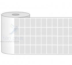 Giấy in mã vạch 4 tem 26x18x50m