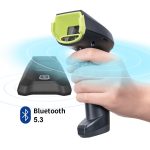 Máy đọc mã vạch idata J15-BT (không dây) Máy quét mã QR Code, CCCD, BHYT chính xác