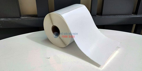 Decal giấy in mã vạch 102x152mm (4x6inch) được ứng dụng trong nhiều ngành nghề, lĩnh vực