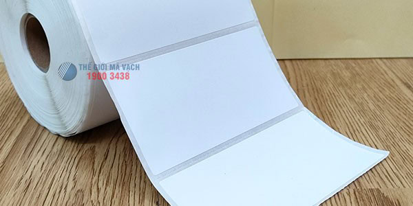 Decal giấy in mã vạch 100x50mm loại 1 tem 1 hàng Decal giấy 100x50mm loại 1 tem 1 hàng