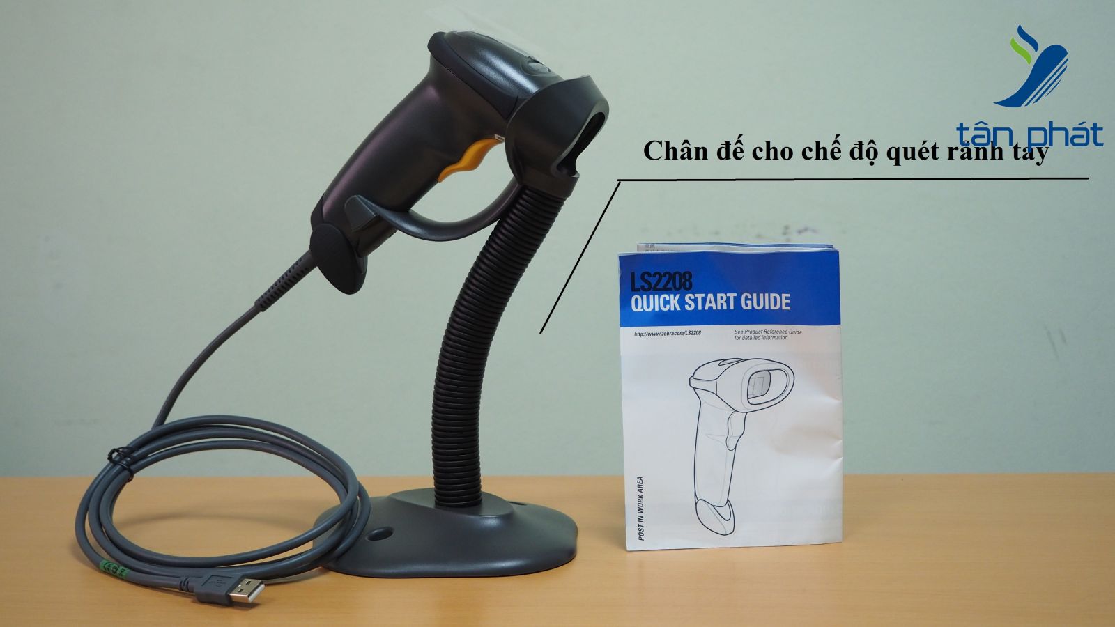 may-doc-ma-vach-symbol-zebra-ls2208_3 LS2208 Mang lại hiệu suất tối ưu từ tiếp điểm tới 17 inch