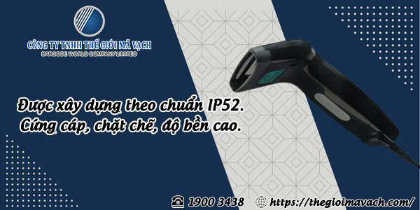Máy quét mã vạch 1D Opticon C37 có dây độ bền cao