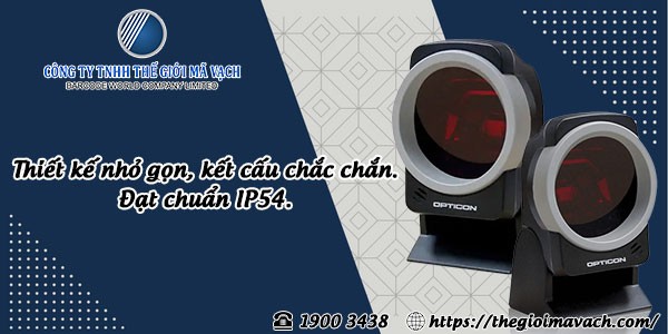Máy quét mã vạch 1D Opticon OPM-2000 đa tia để bàn cấu trúc bền chắc Máy quét mã vạch 1D Opticon OPM-2000 đa tia để bàn cấu trúc bền chắc