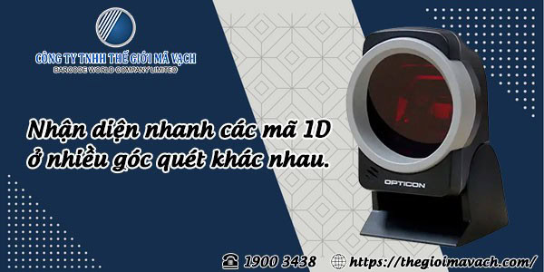 Máy quét mã vạch 1D Opticon OPM-2000 đa tia để bàn hiệu suất cao Máy quét mã vạch 1D Opticon OPM-2000 đa tia để bàn hiệu suất cao