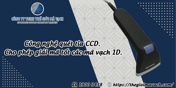 Máy quét mã vạch 1D Opticon OPR-4001 có dây công nghệ quét tia CCD