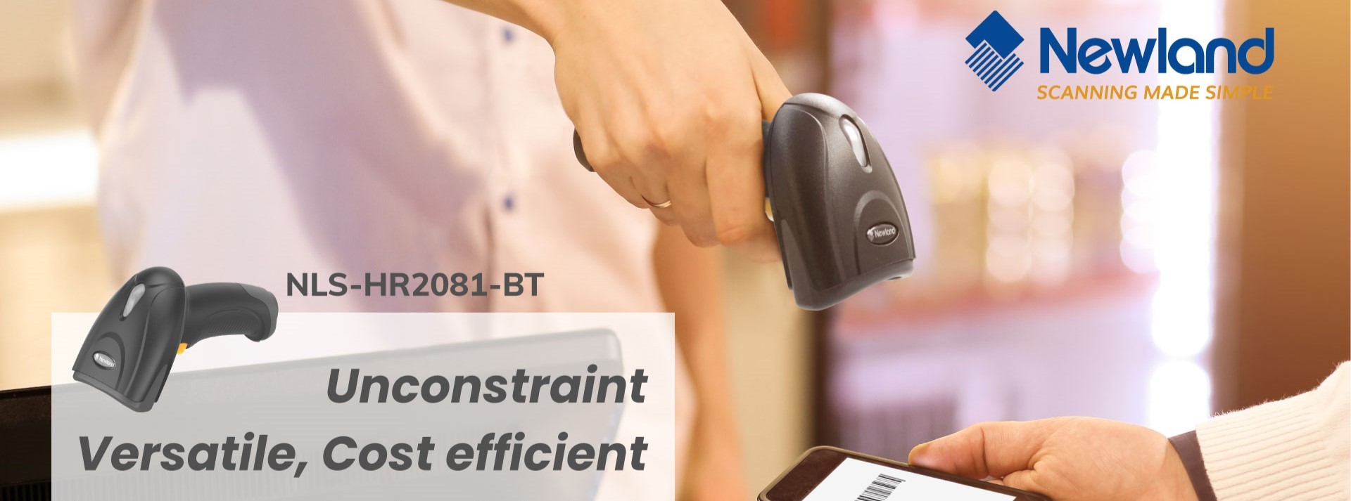 Tính năng của máy quét mã vạch Newland HR2081-BT