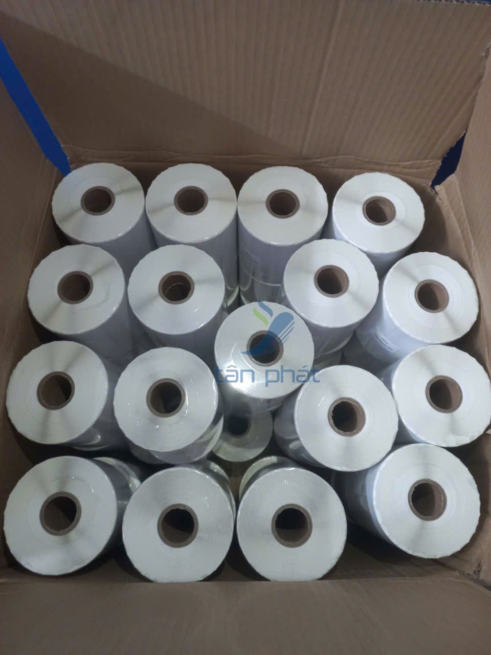 thitkchactn Giấy in mã vạch 1 tem 100x100x50M, bo góc ảnh 3