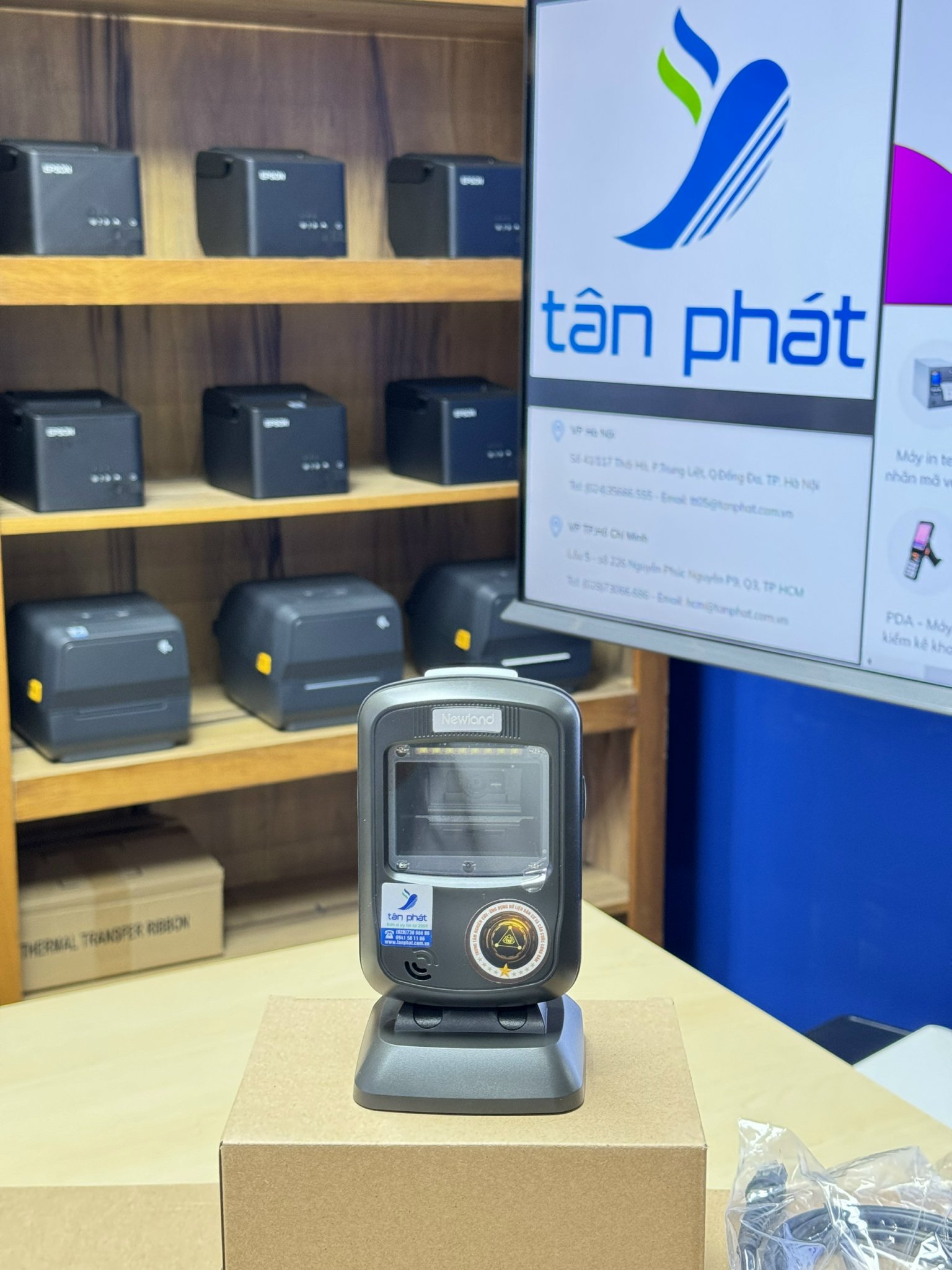 hình ảnh thực tế Máy quét mã vạch của NEWLAND RARQR01