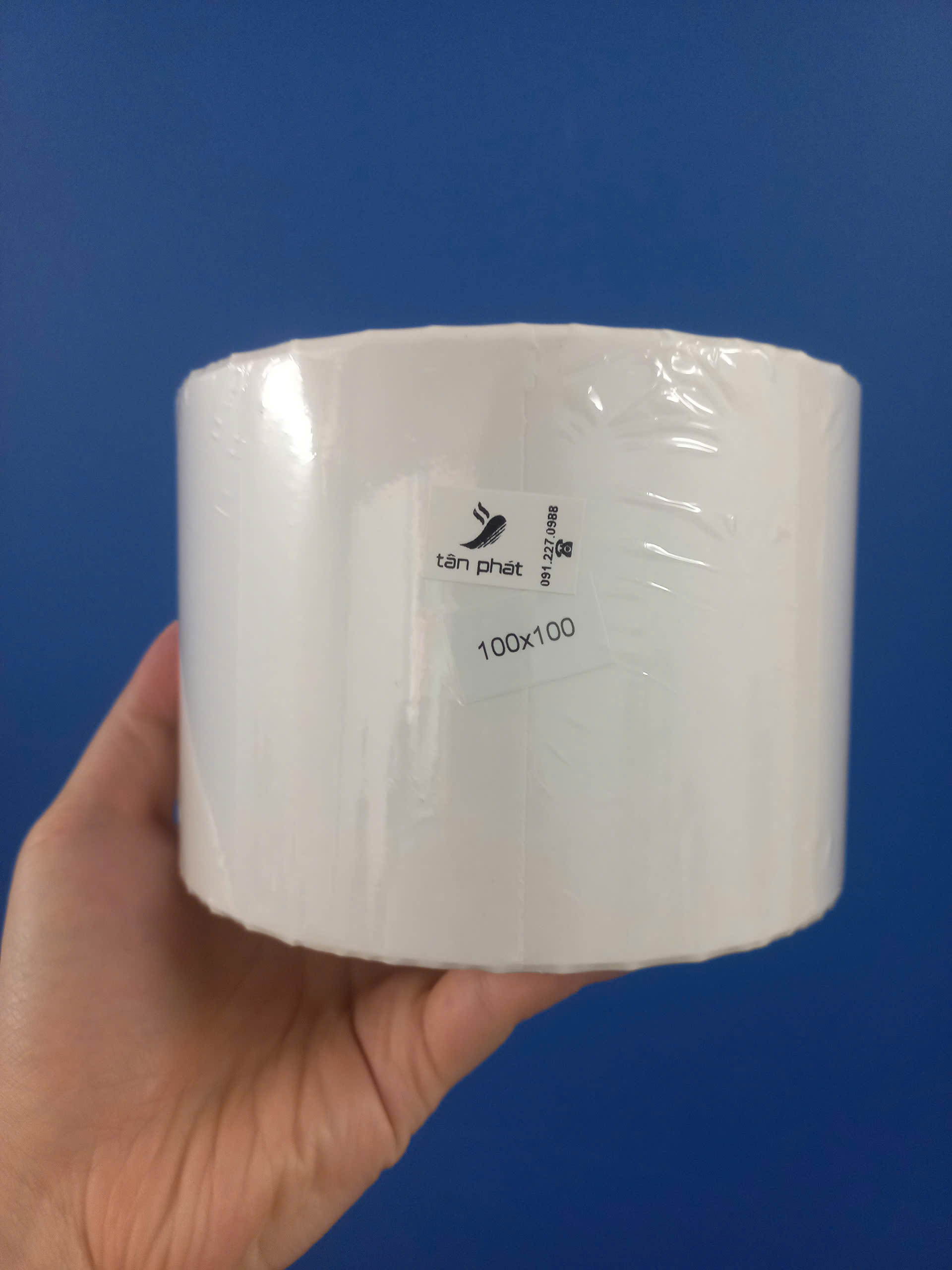 Giấy in mã vạch 1 tem 100x100x100m ảnh 1