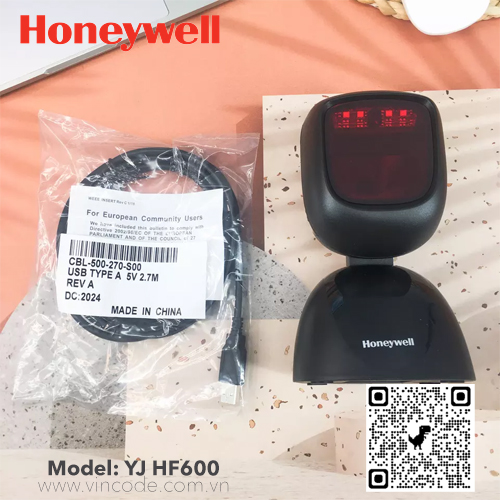 Máy quét mã vạch 2D để bàn chính hãng Honeywell HF600 giá rẻ nhất - Ảnh 5